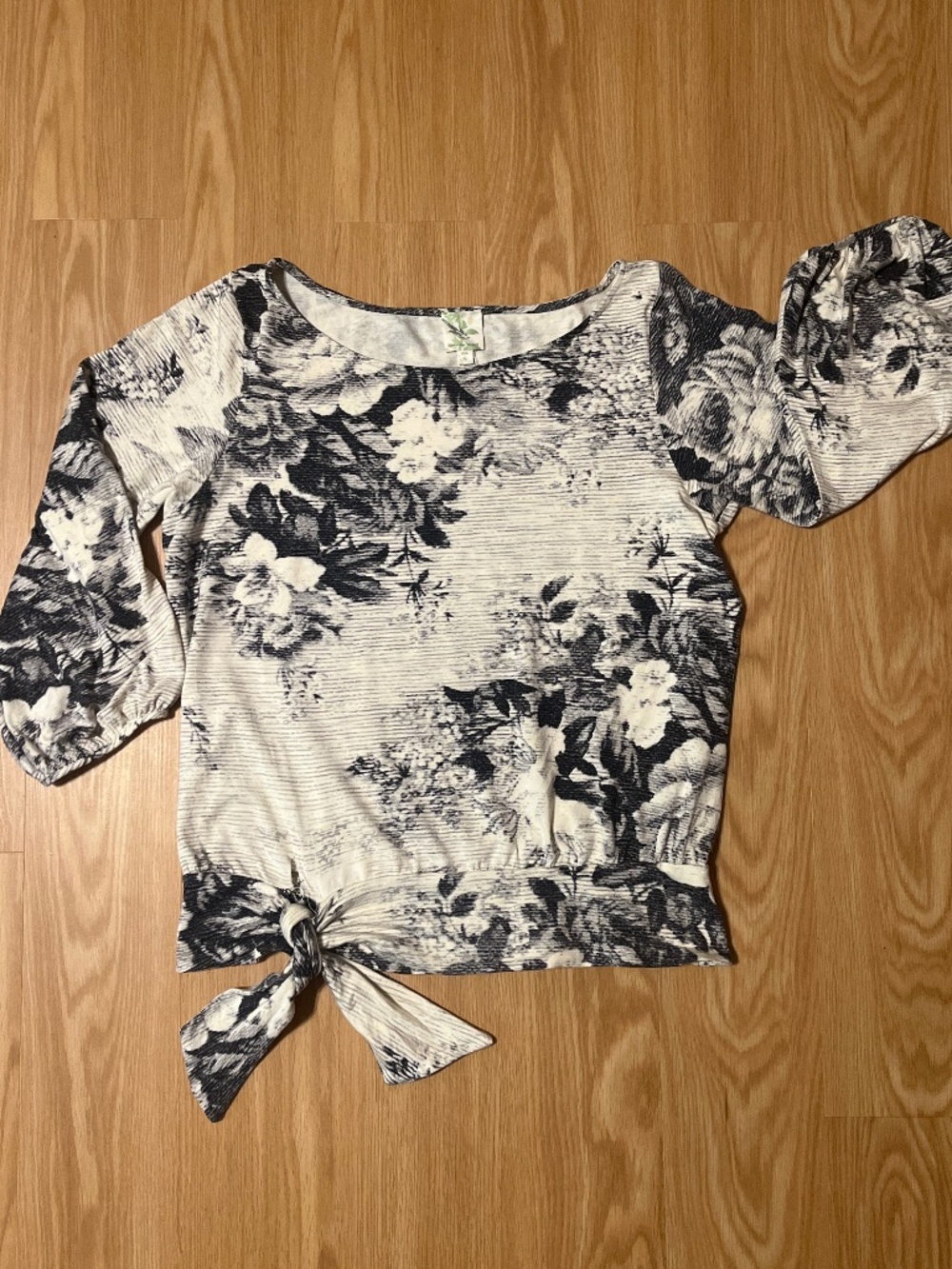 Rare Weston Wear Anthropologie Floral Top, size medium